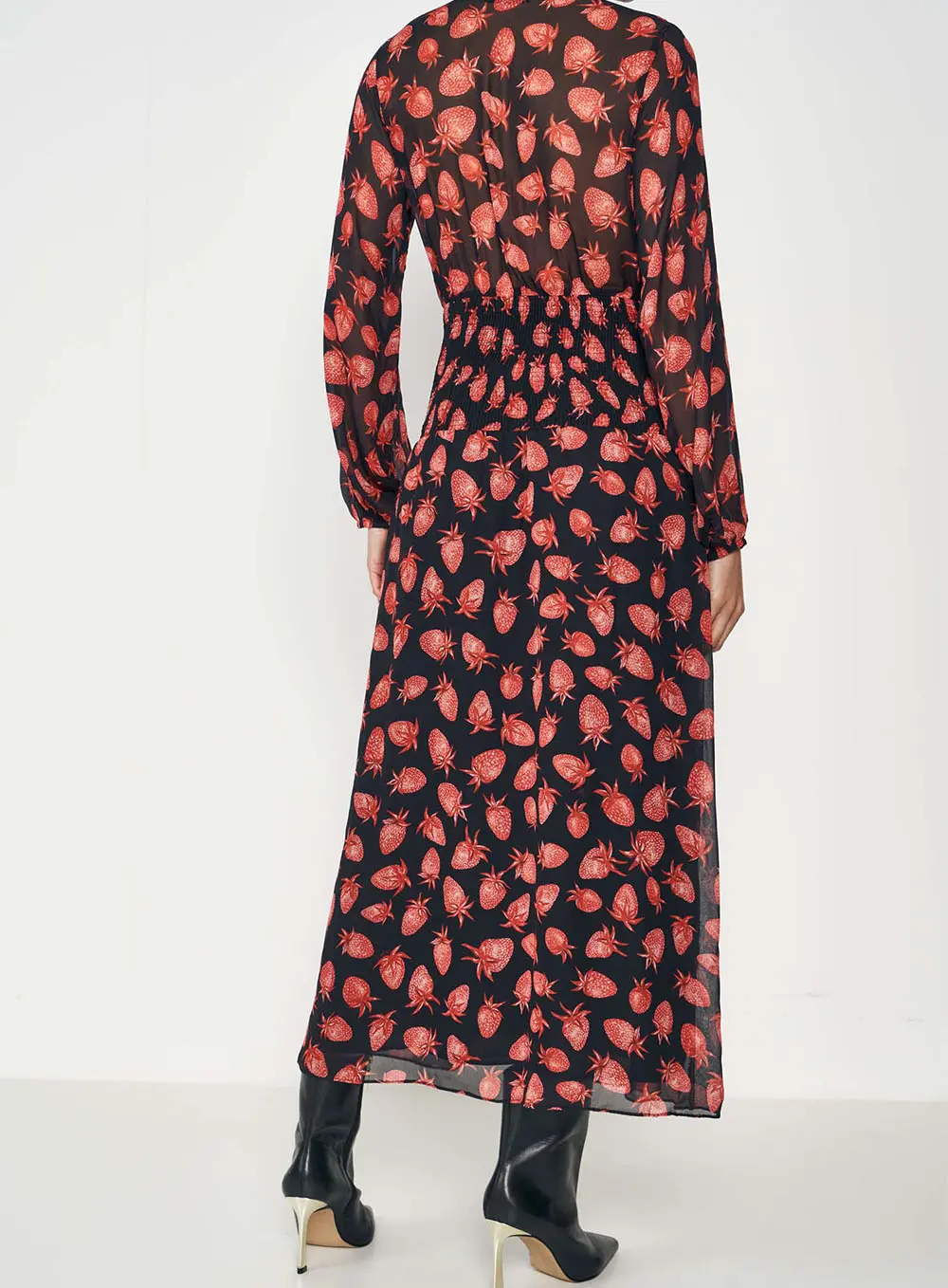 Vestido Morangos Estampados