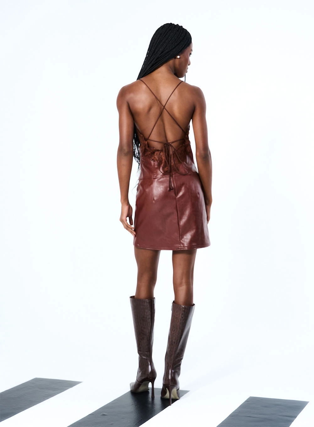 Vestido Open Marrom Terracota 4