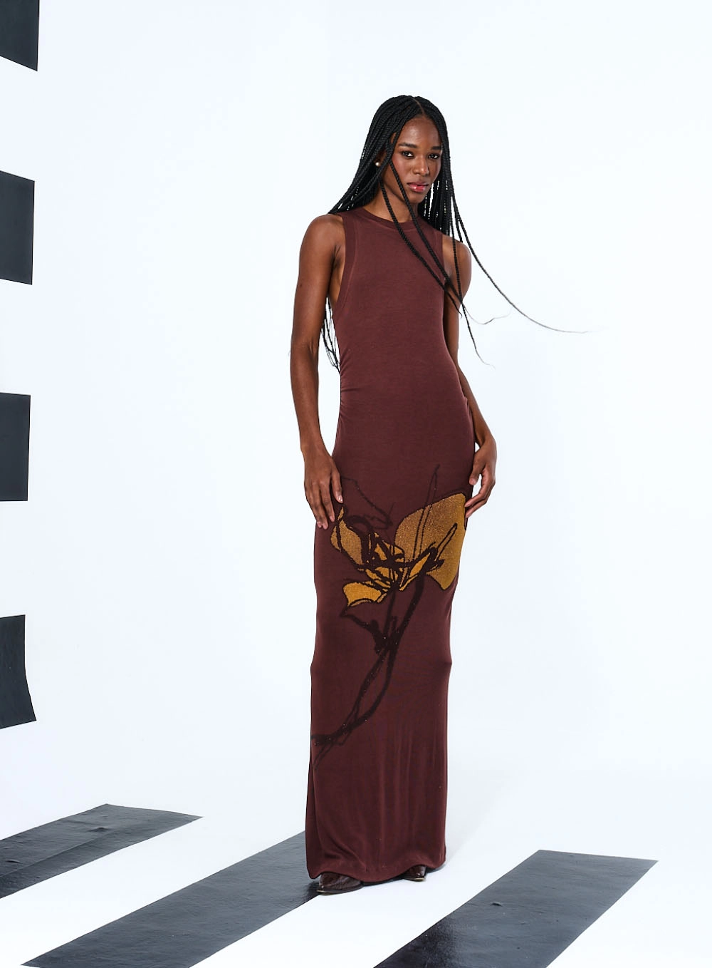 Vestido Open Marrom Terracota 1