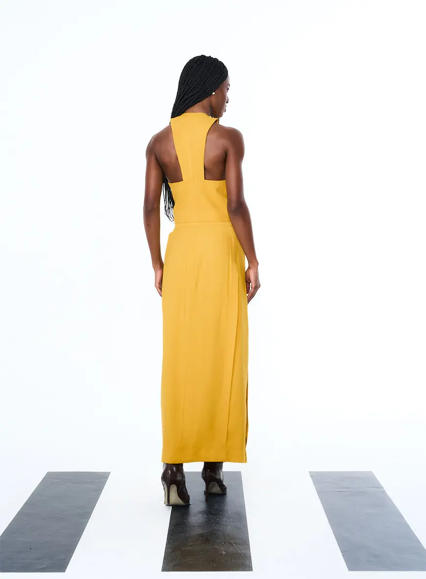 Colete Cropped Amarelo 4