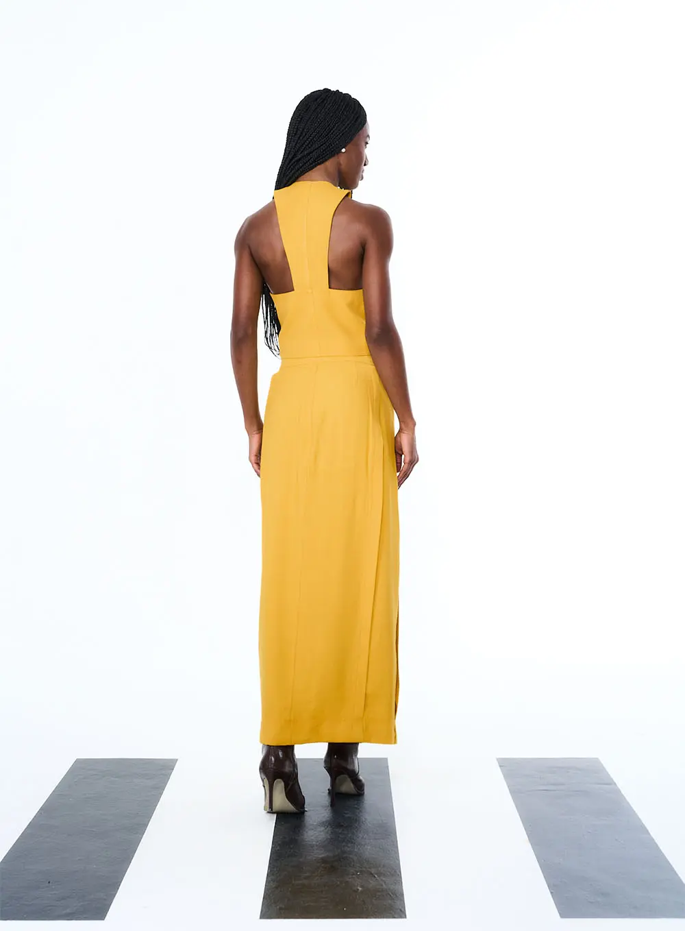 Colete Cropped Amarelo 4