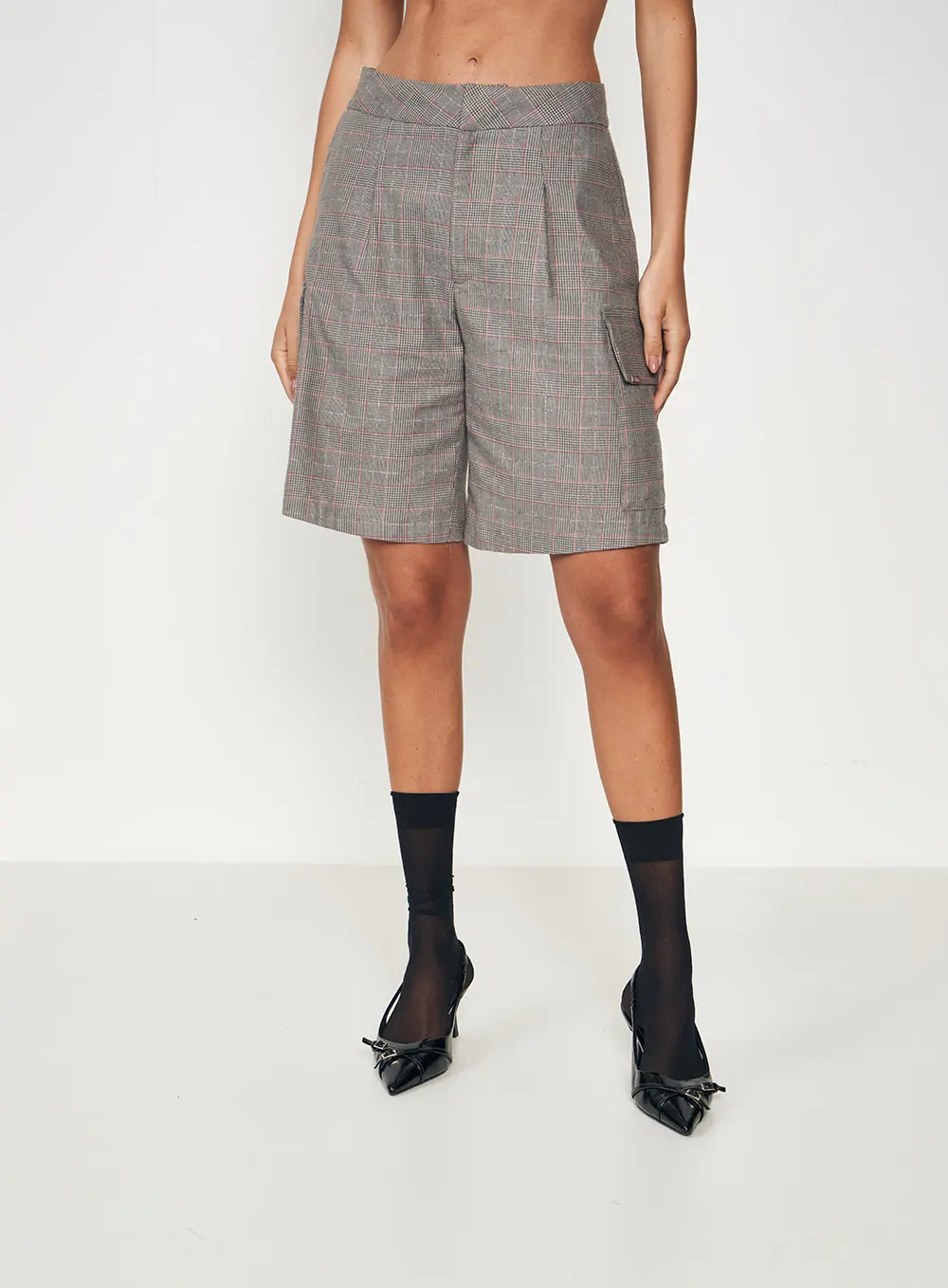 Bermuda Xadrez Estampados 1