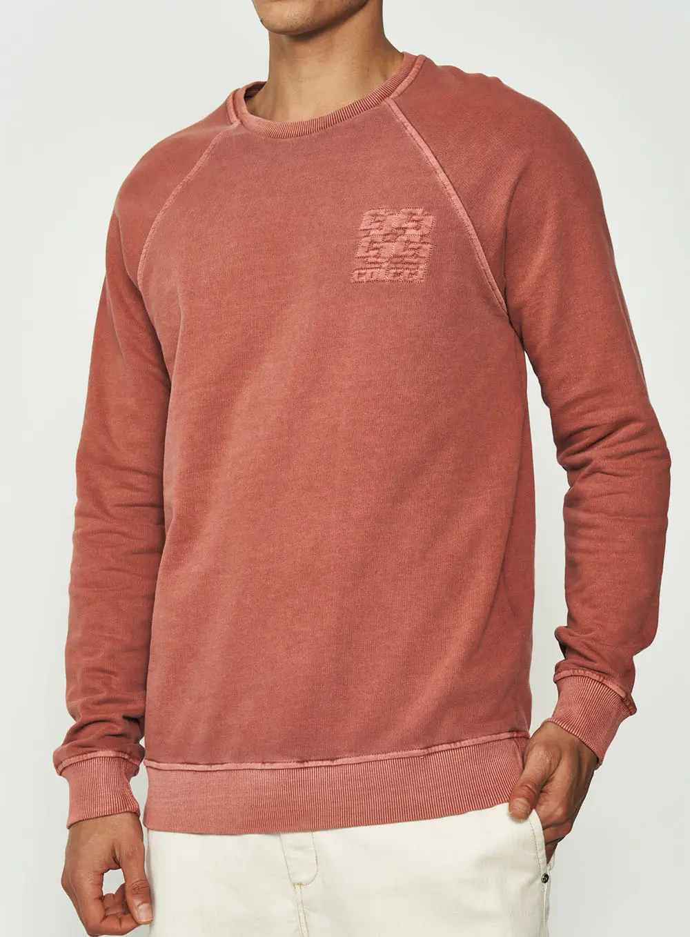Blusão Moletom Masculino Slim Manga Longa Laranja Spicy Heinz
