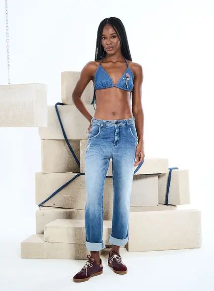 Calça Jeans Mom Relaxed