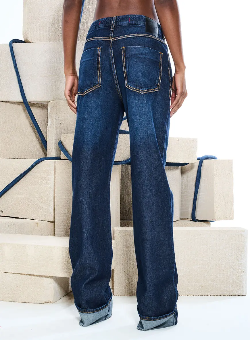 Calça Jeans Mom Índigo 4