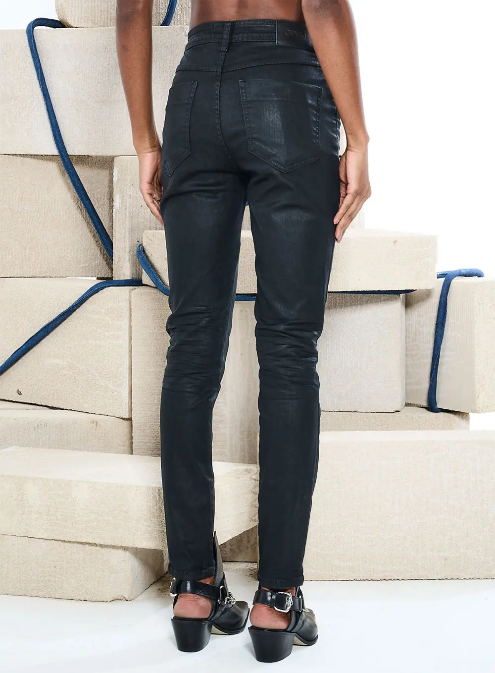 Calça Jeans Marina Preto 2