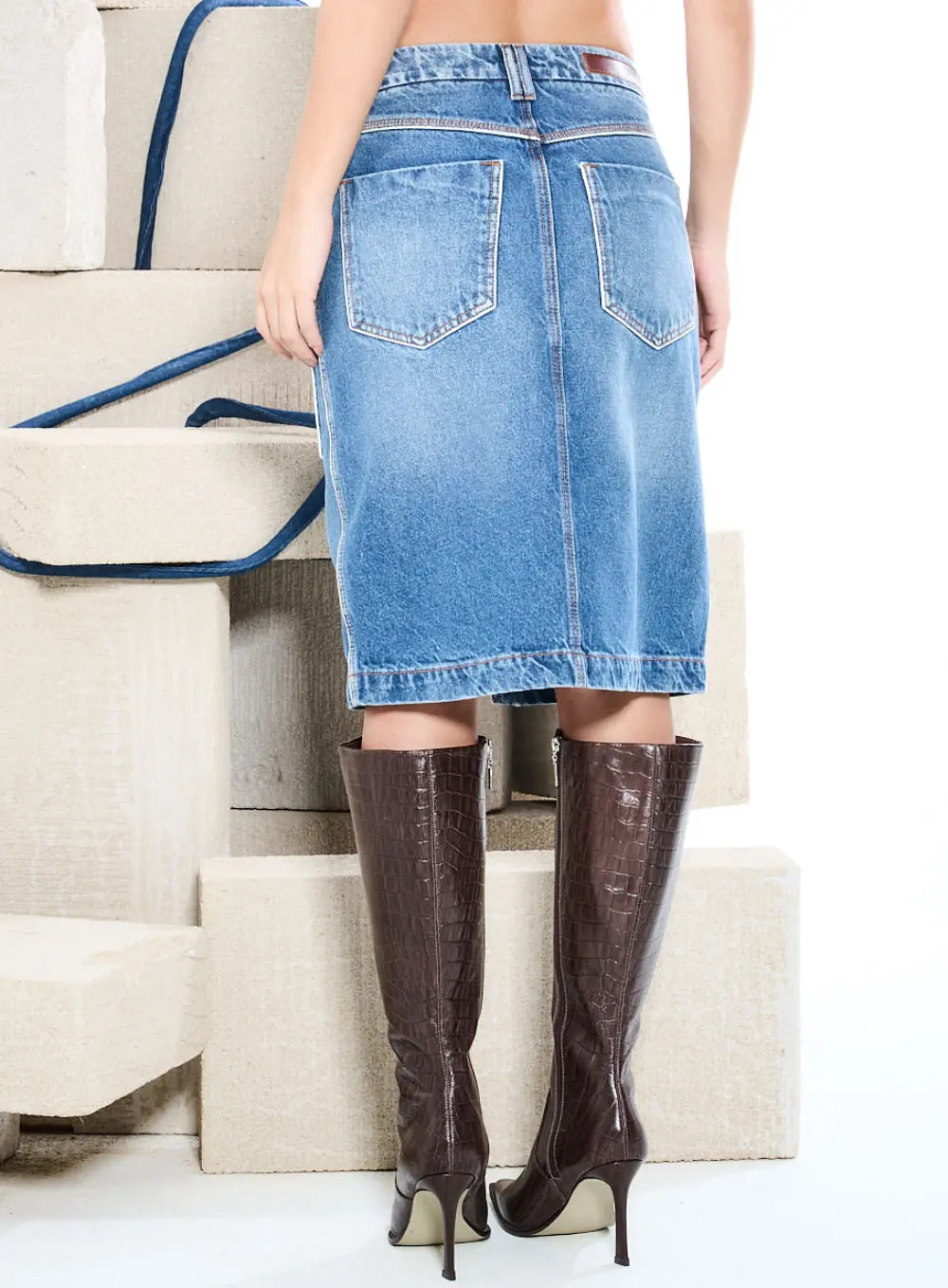 Saia Jeans Índigo 3