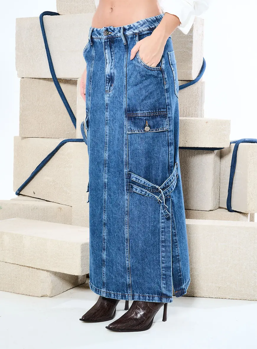 Saia Jeans Índigo 3