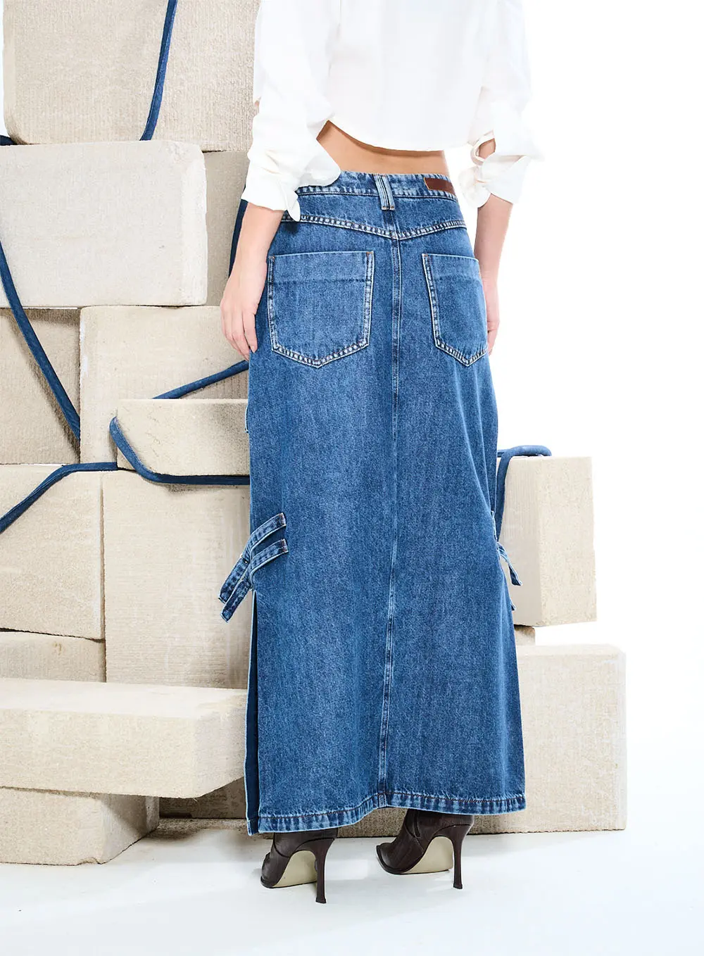 Saia Jeans Índigo 4