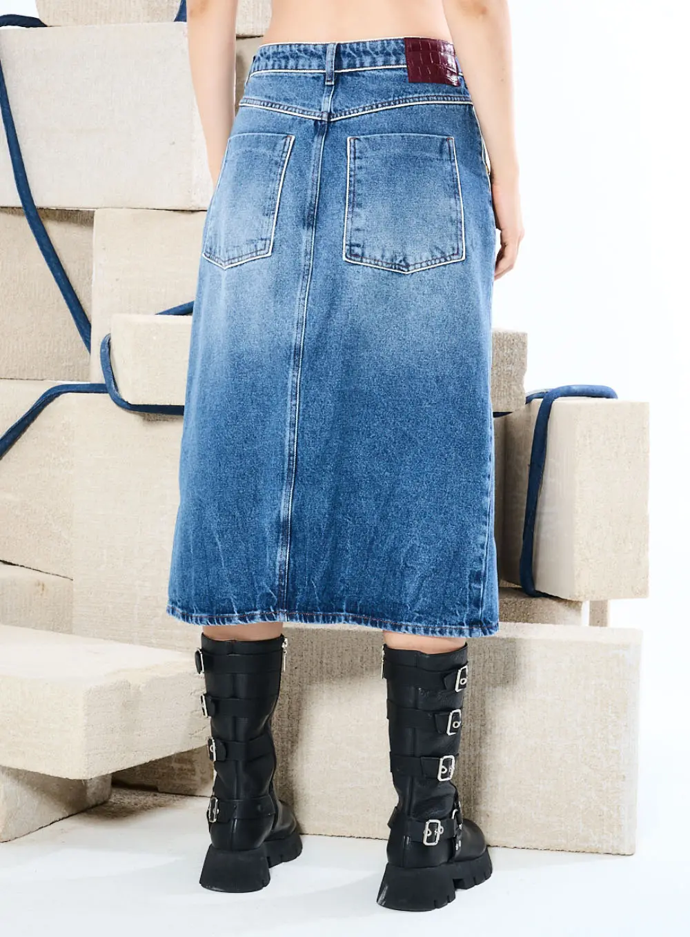 Saia Jeans Índigo 4