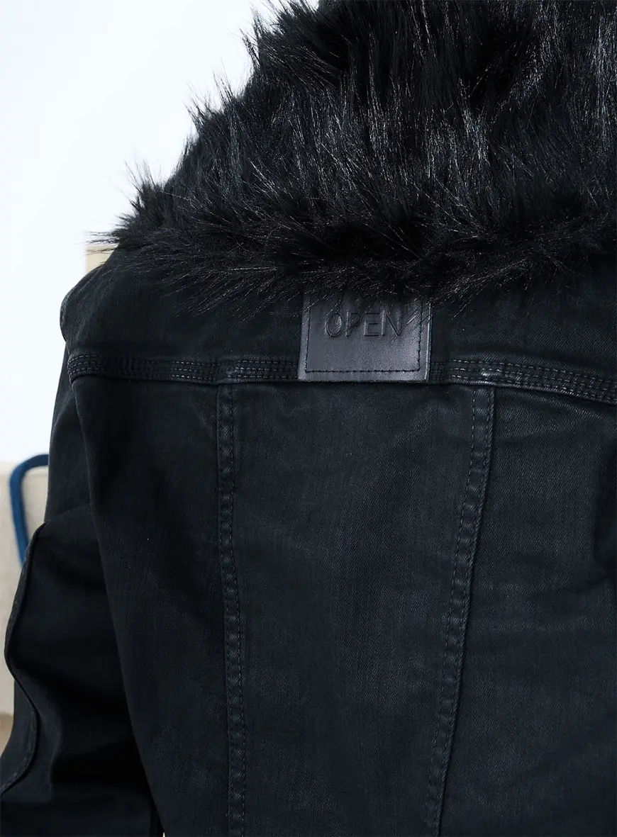 Jaqueta Jeans Preto 5