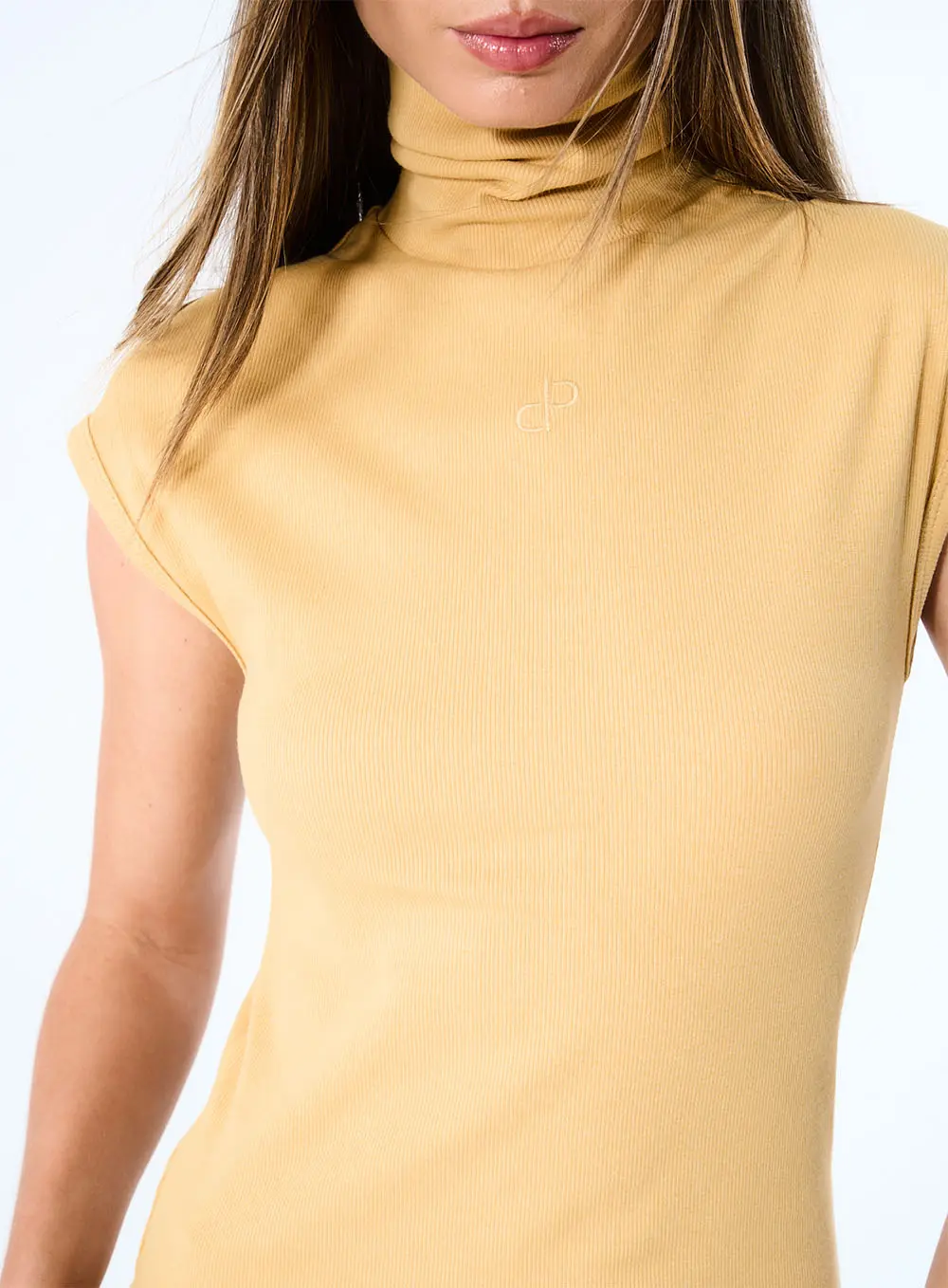 Blusa Canelada Bege 2