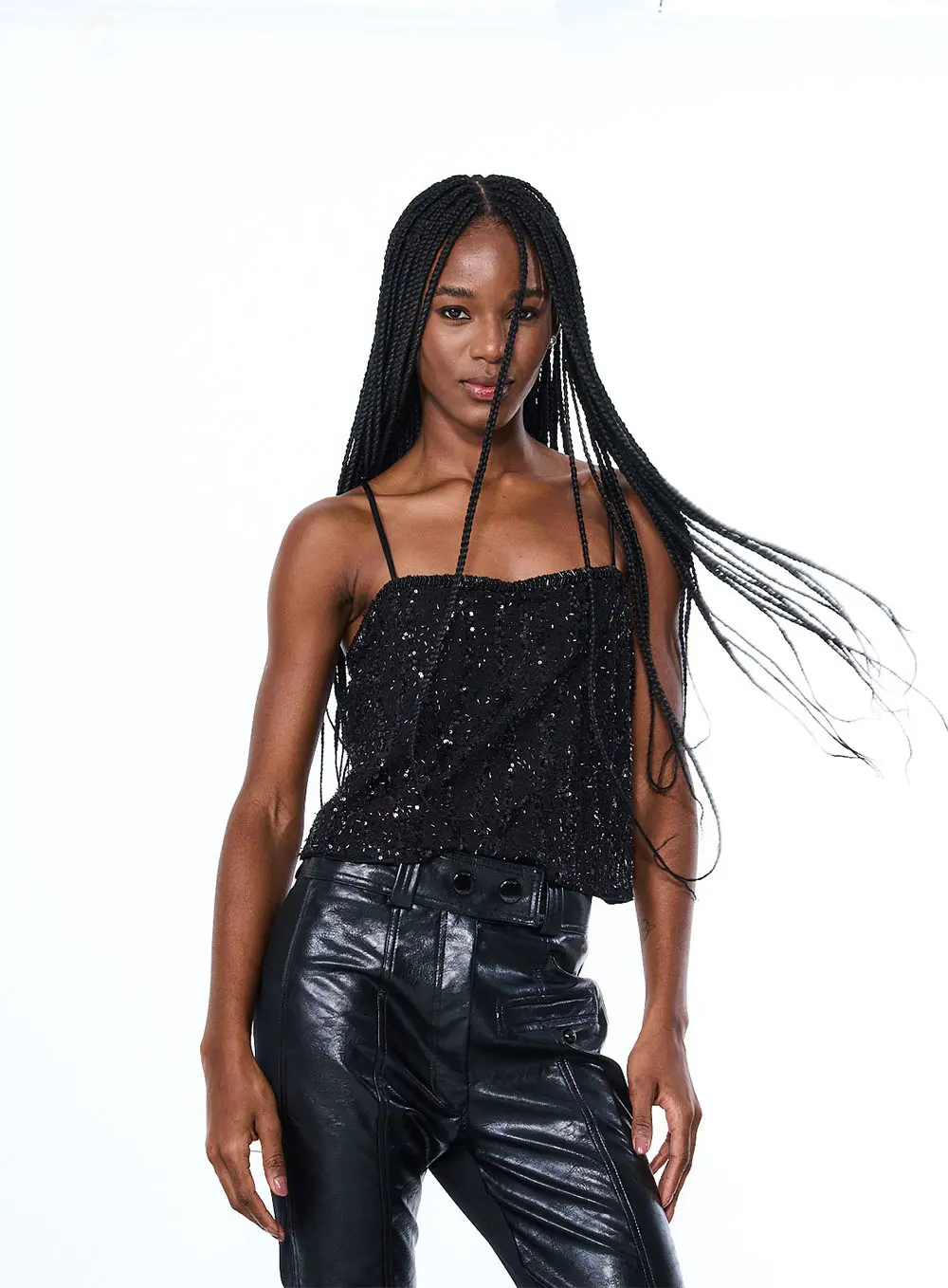 Blusa Paetê Preto 2
