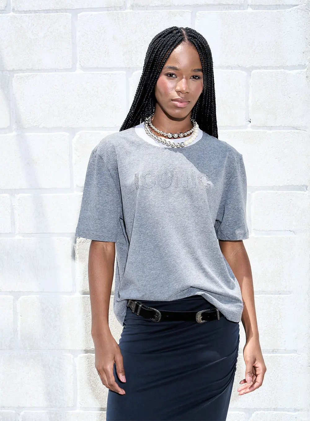 Blusa Open Cinza 1