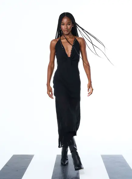 Vestido Com Aplicação