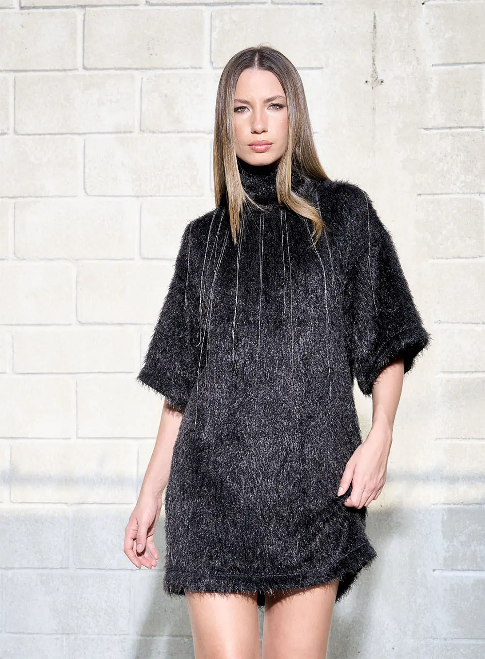 Vestido Com Correntes Preto 2