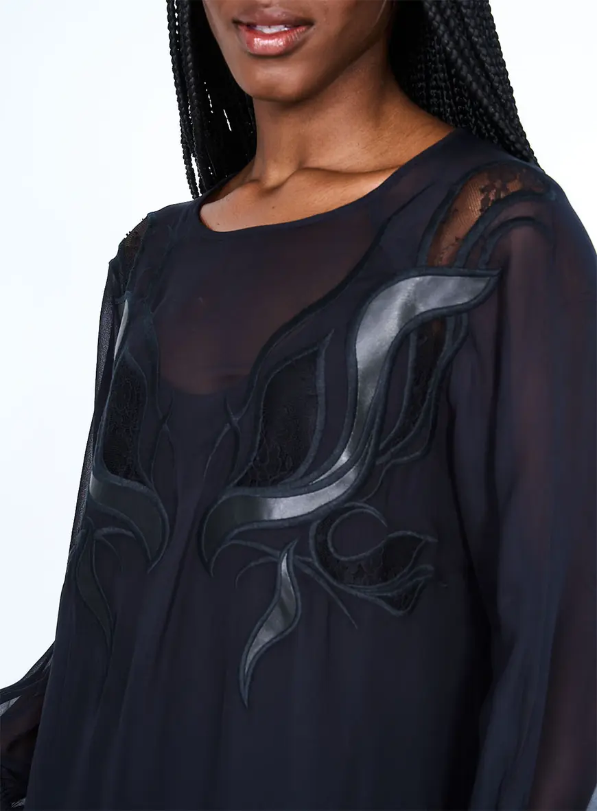 Vestido Open Preto 2