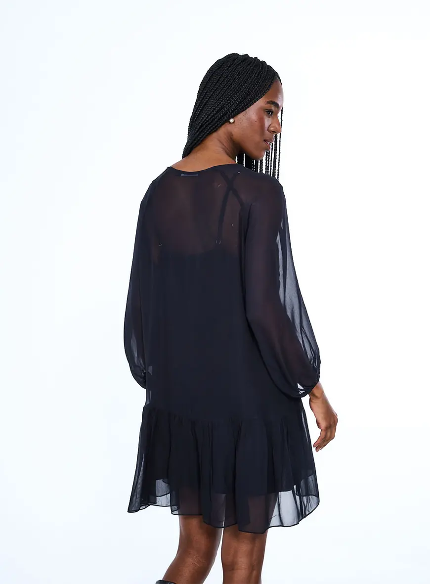 Vestido Open Preto 3