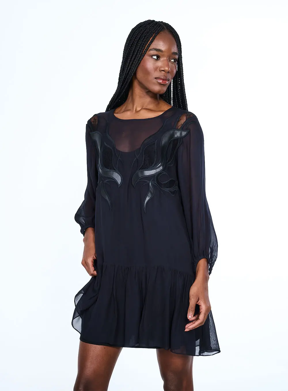 Vestido Open Preto 4