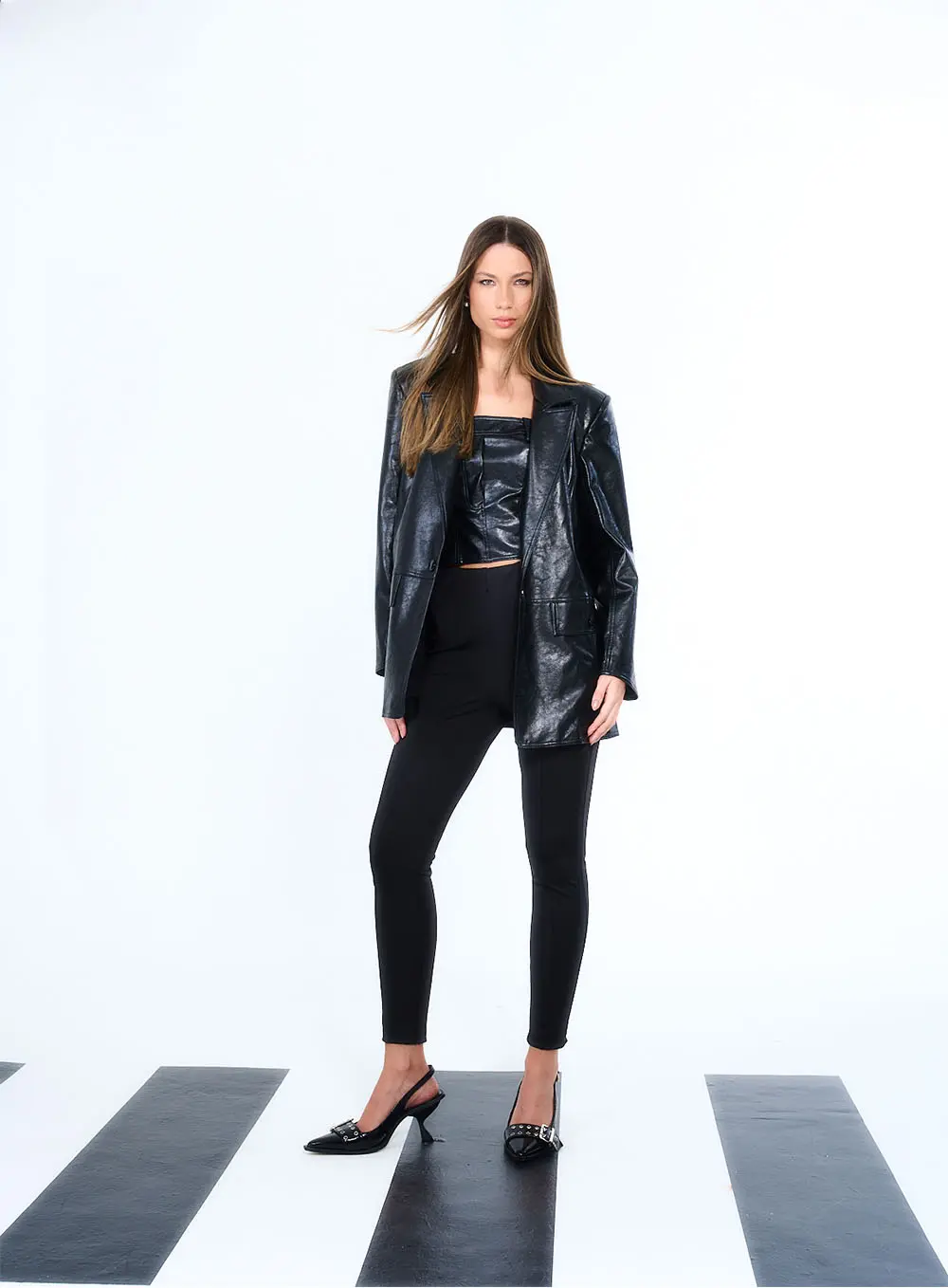 Top Basic Comfort Em Pu Preto 1