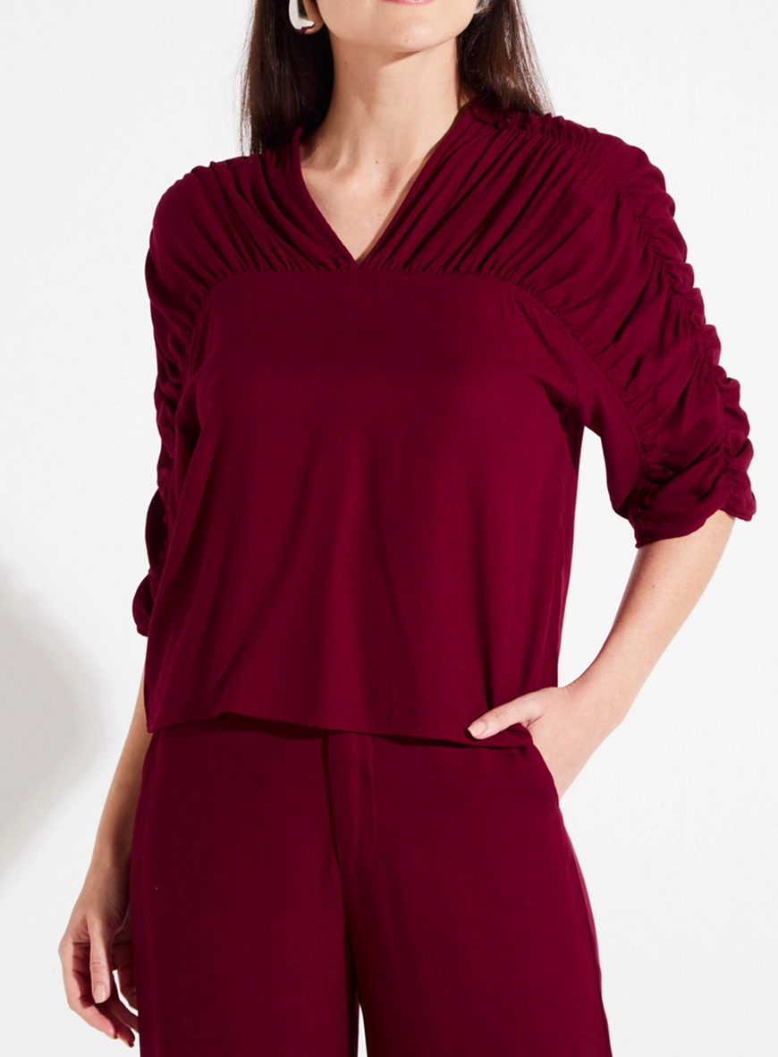 Blusa Forum Bordô