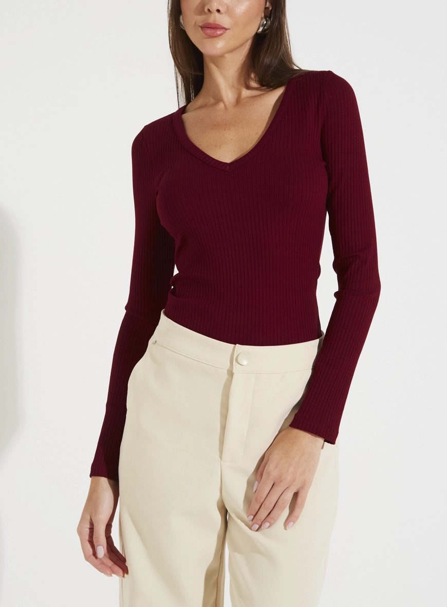 Blusa Forum Bordô Bloodstone