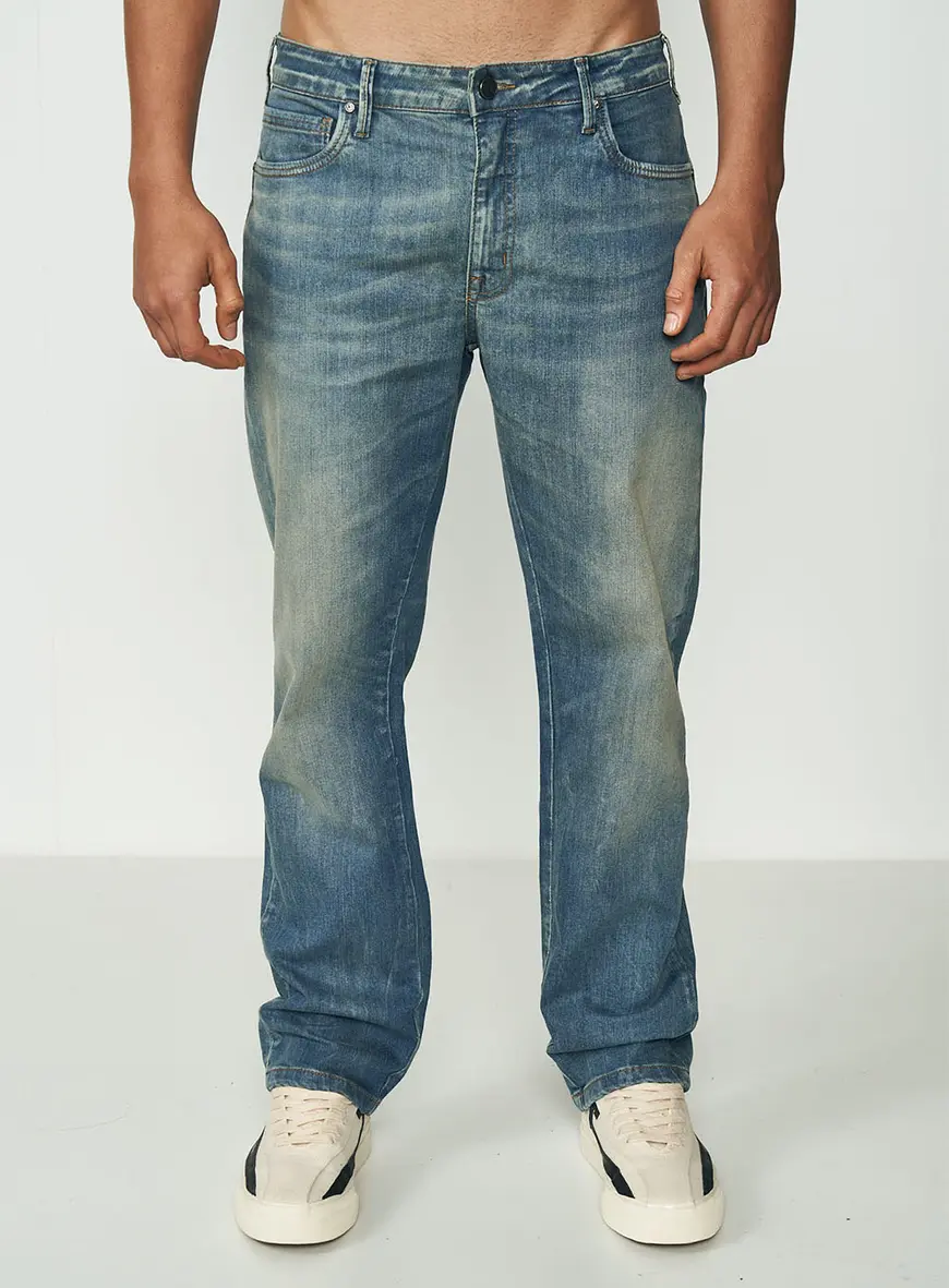 Calça Jeans Reta