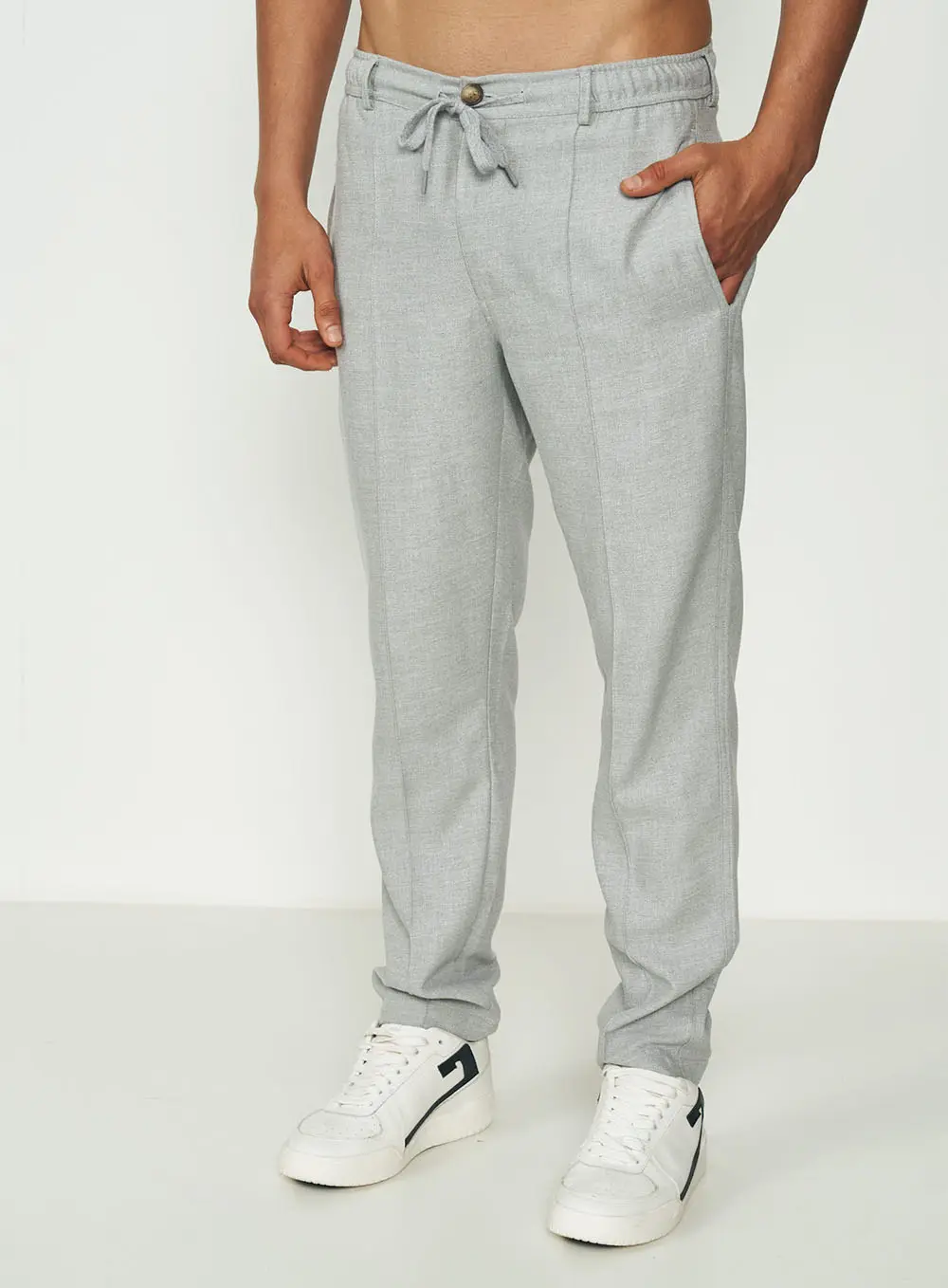 Calça Jogger Confort Cinza