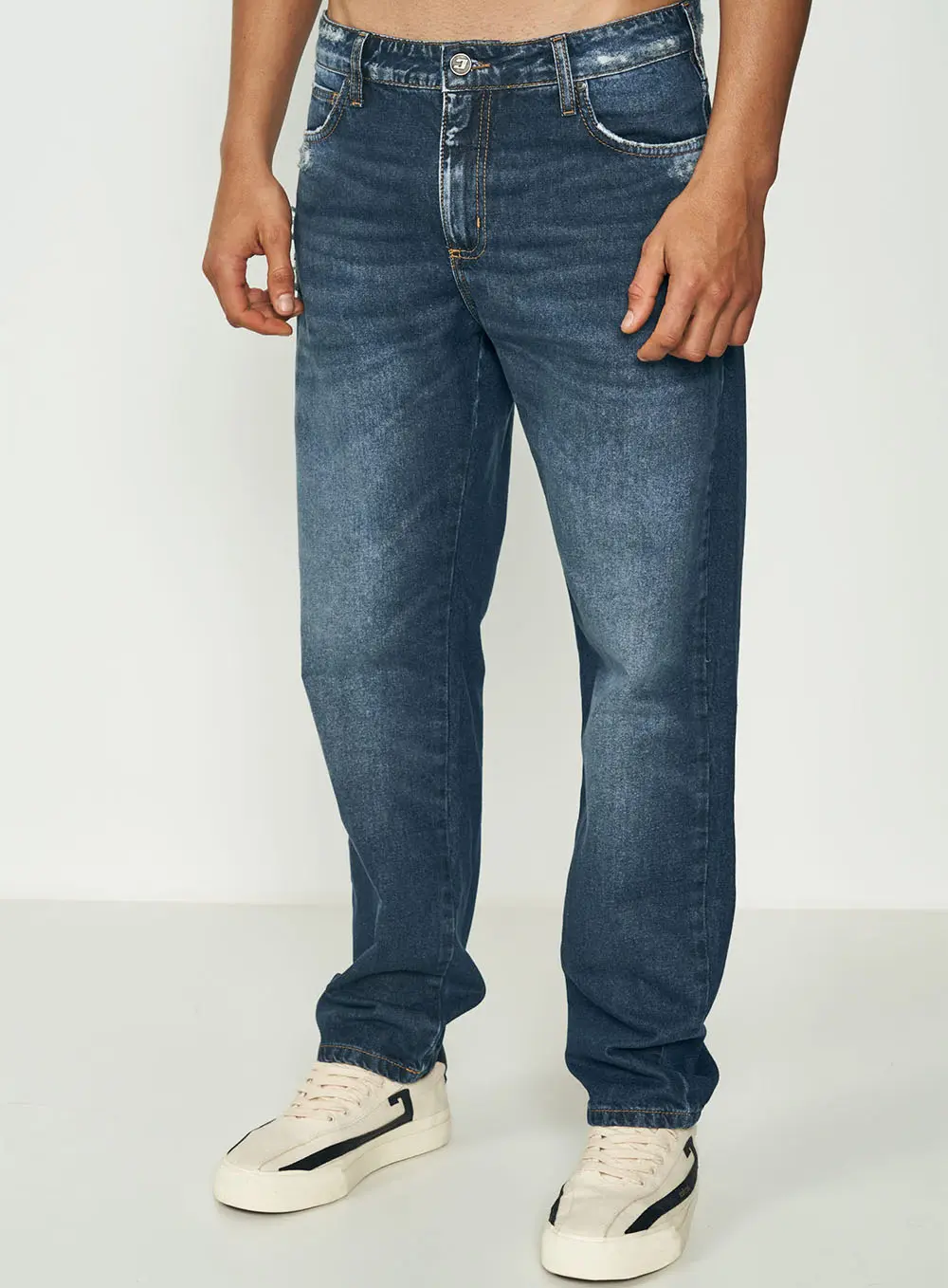 Calça Jeans Destroyed Índigo