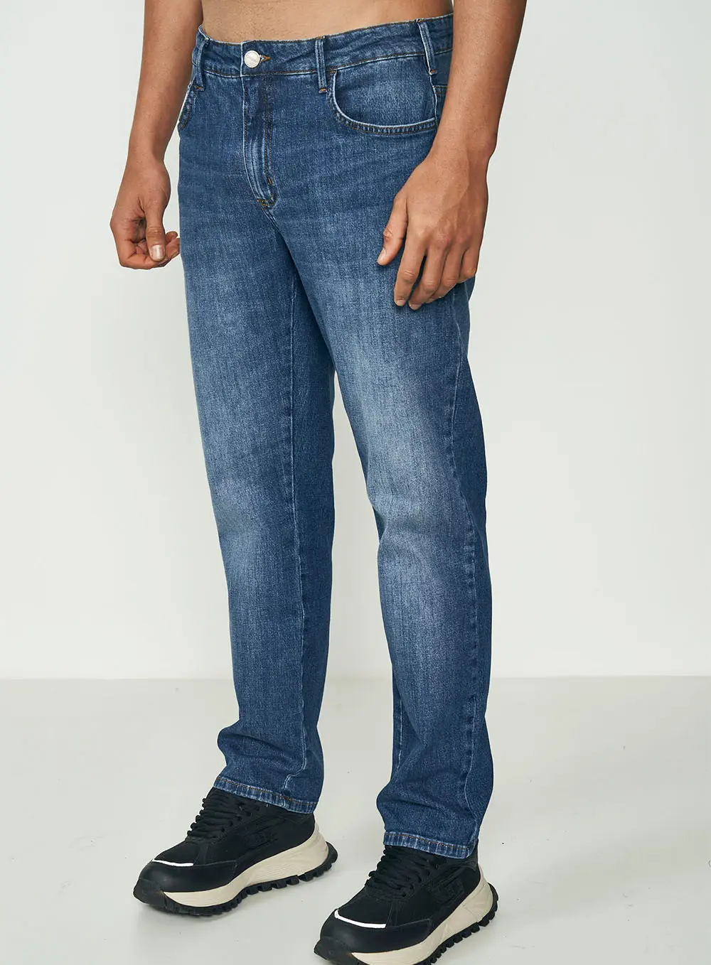 Calça Jeans Reta Nova Índigo