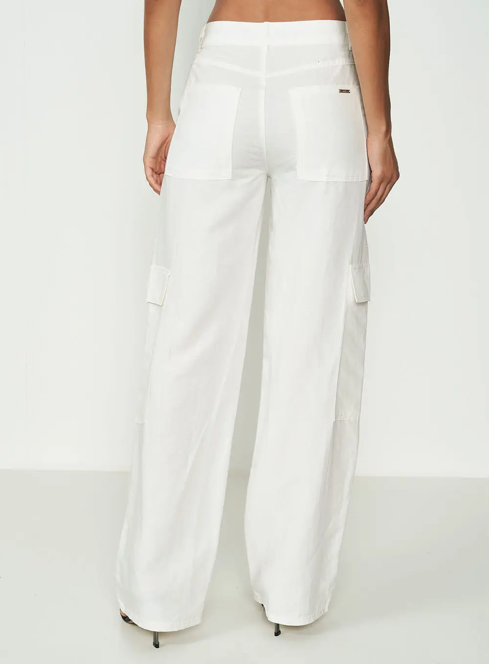Calça Pocket Wide Leg Off Shell