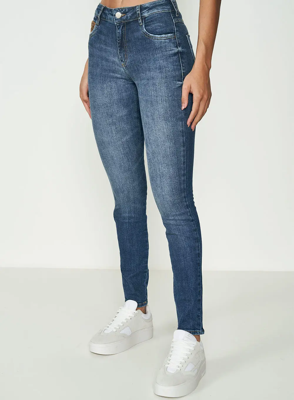 Calça Feminina Jeans Justa - Bia Índigo
