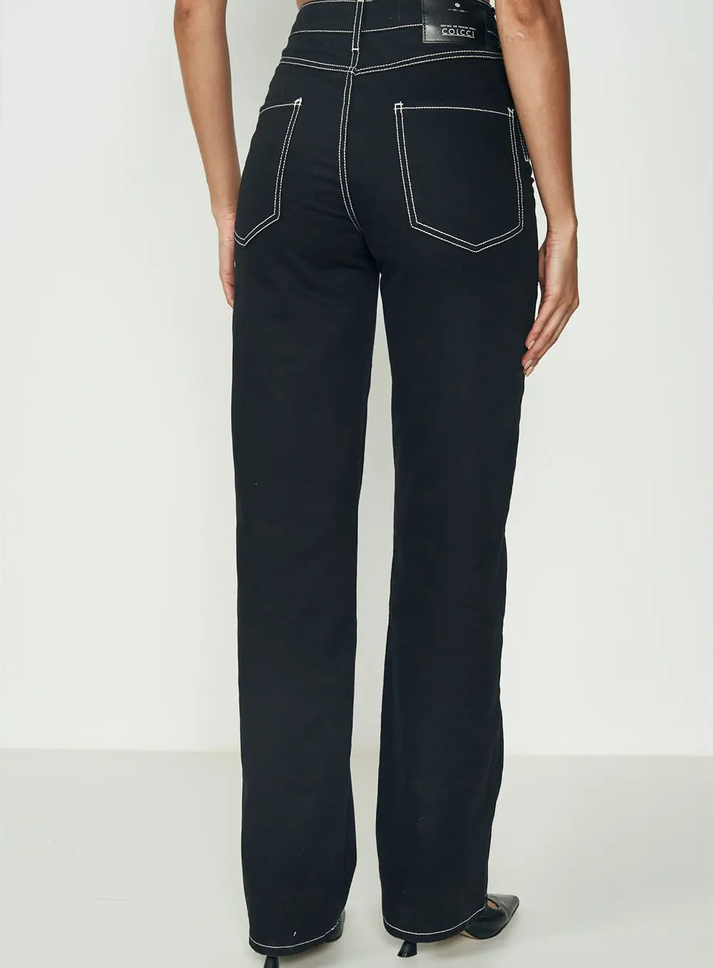 Calça Jeans Stitch Preto