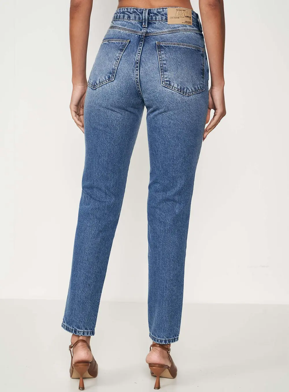 Calça Jeans Straight Índigo