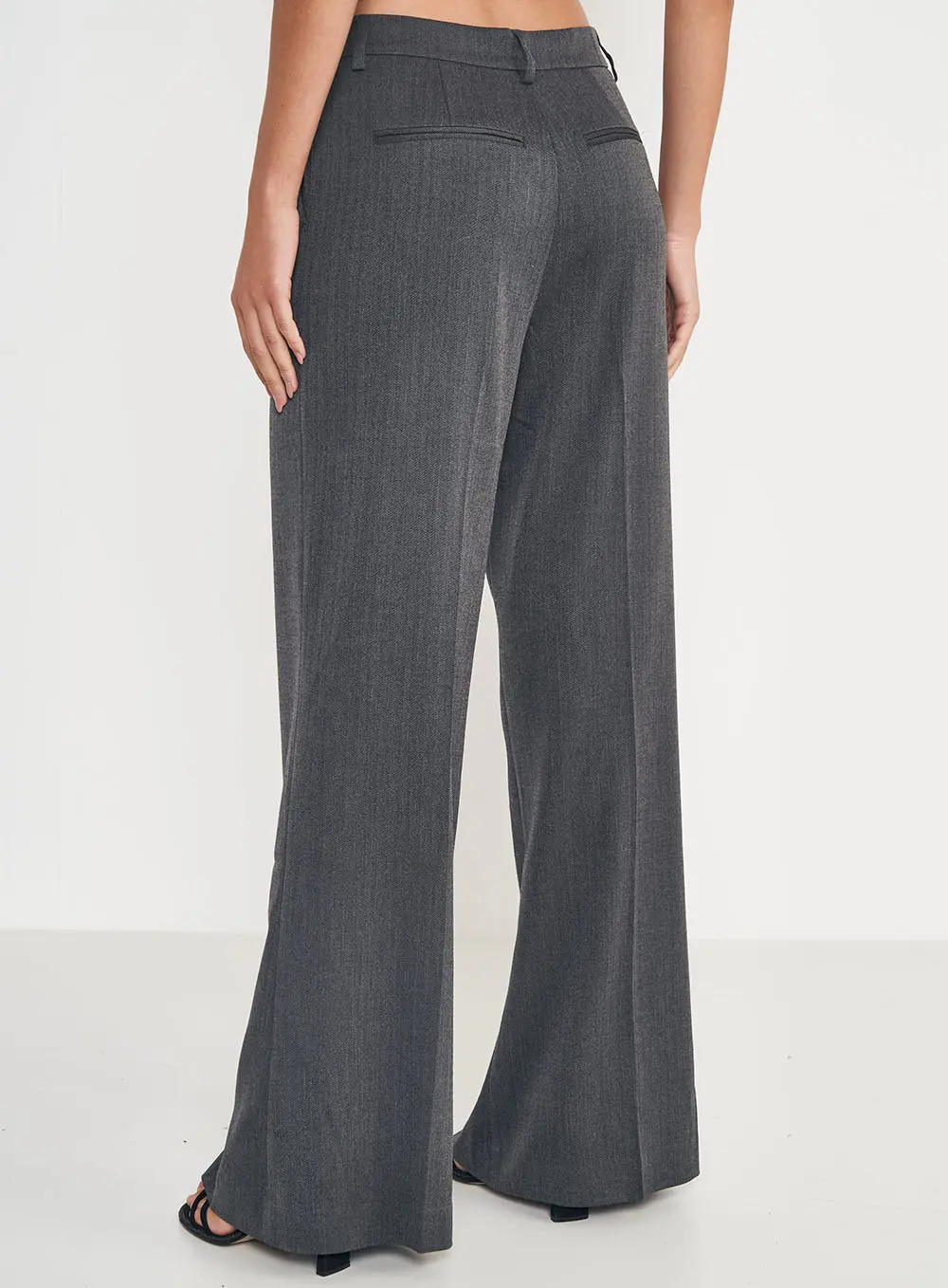 Calça Alfaiataria Jade Cinza