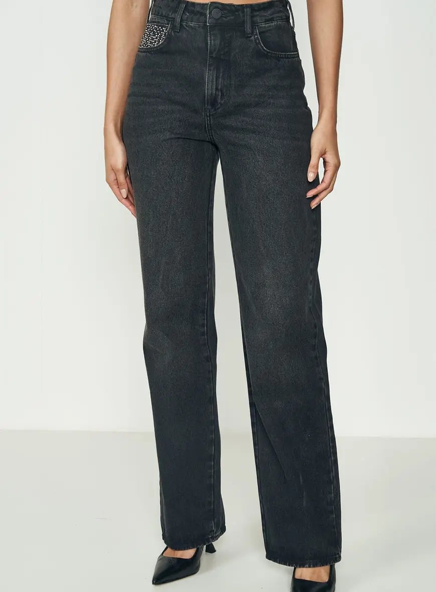 Calça Jeans Juliette Com Aplicação