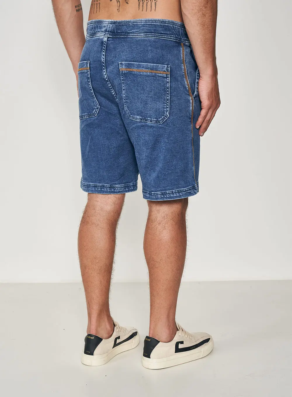 Bermuda Denim Jogger Índigo