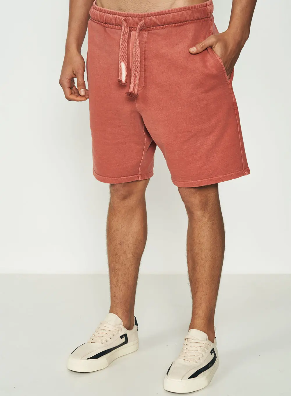 Bermuda Moletom Comfort Laranja Spicy Heinz