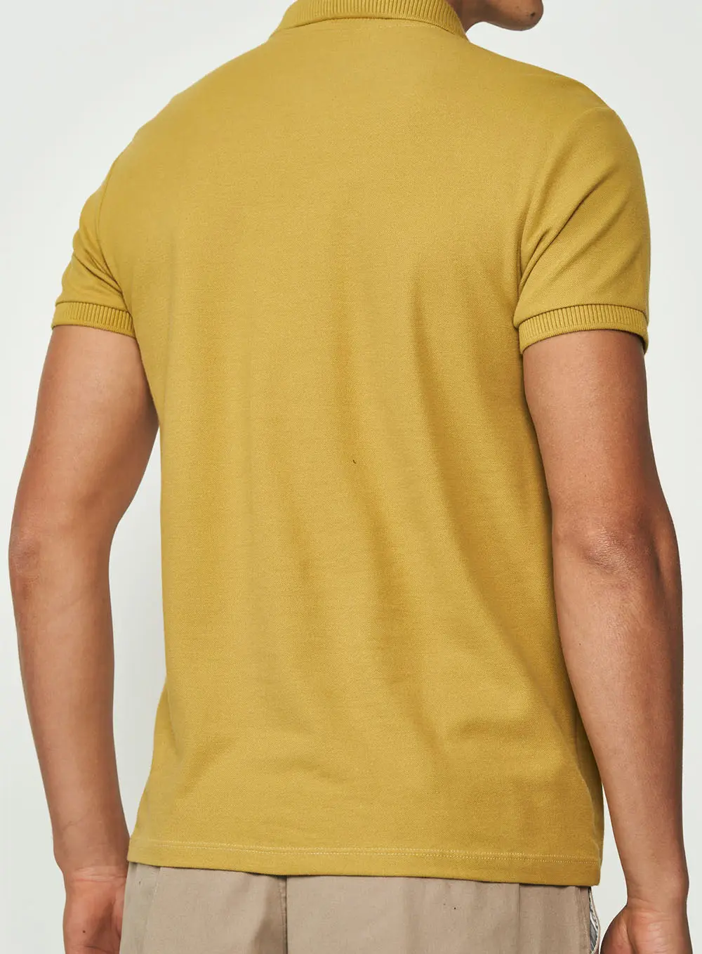 Polo Masculina Com Detalhe Em Logo Verde Biome