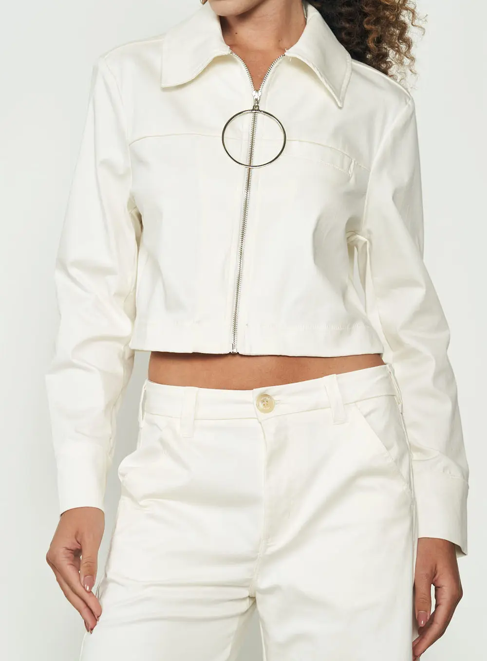Jaqueta Creamy Chic Off Shell