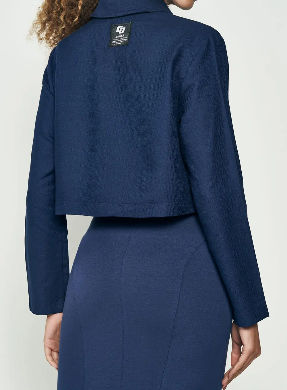 Jaqueta Navy Chic Azul Darkness