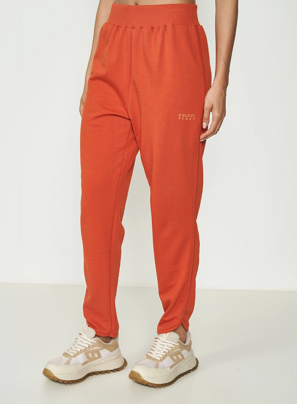 Calça Moletom Rusty Comfort Jogger Laranja Oriré