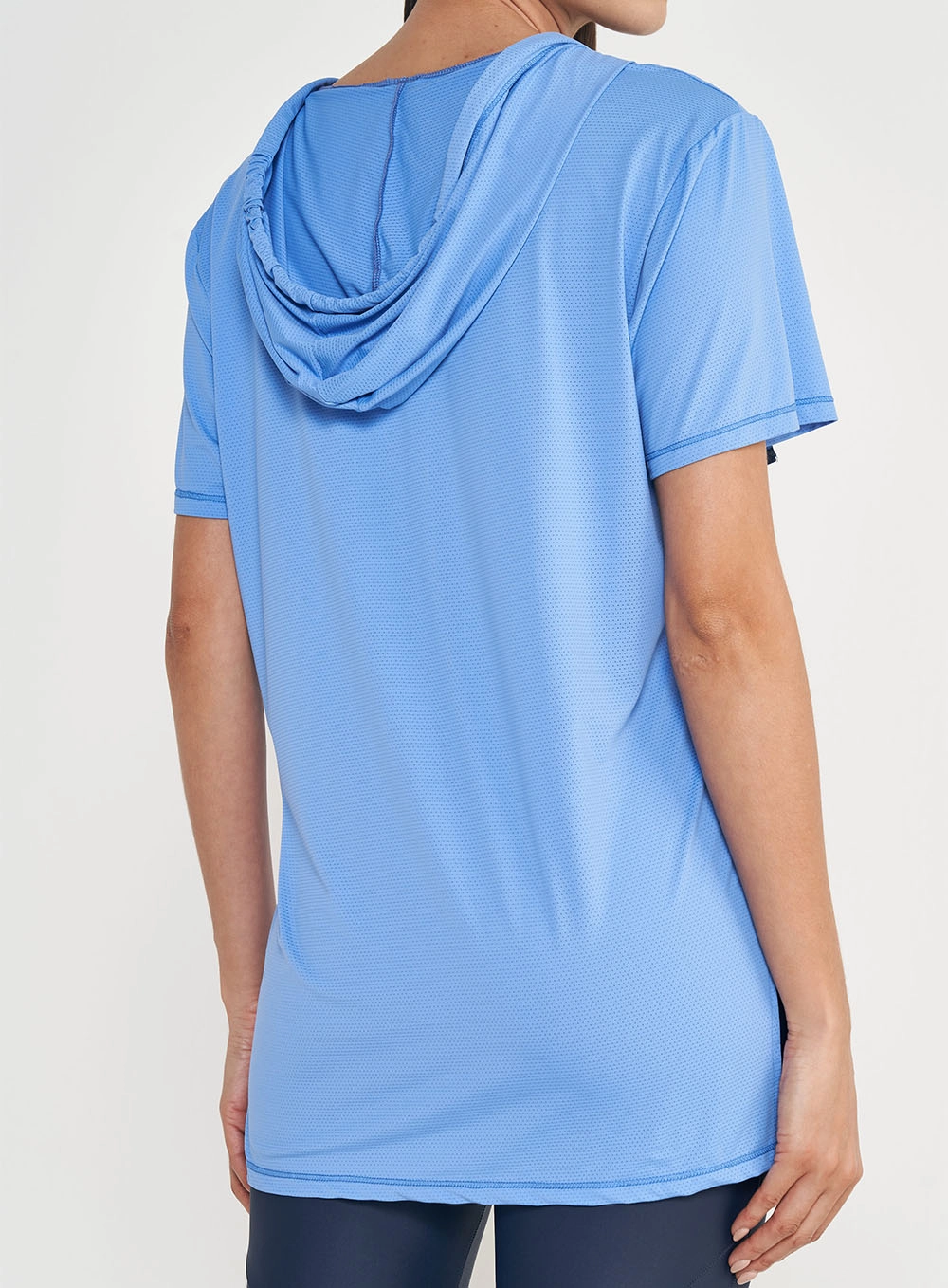 Camiseta Urban Azul Com Capuz Azul Espósito