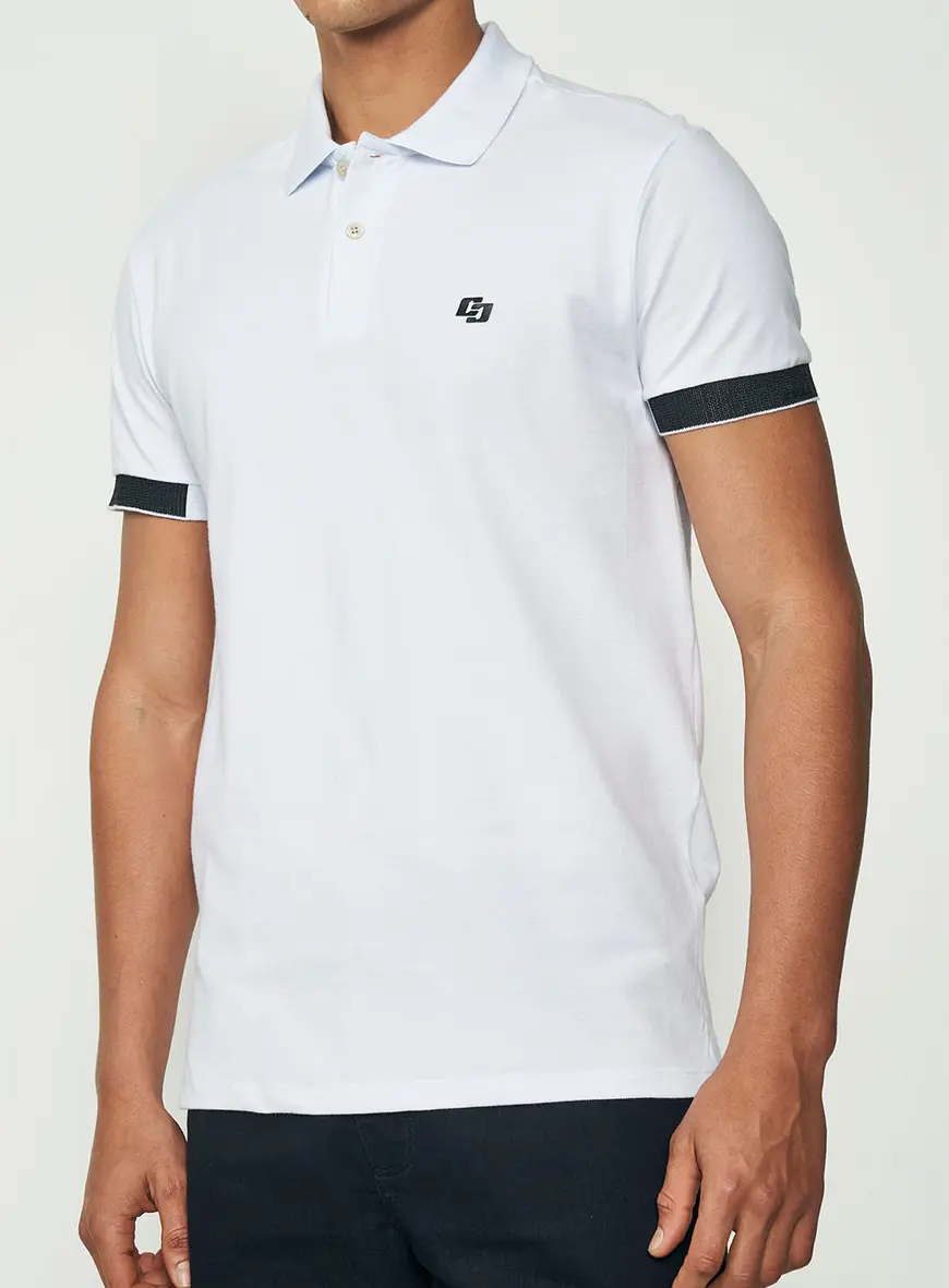 Camisa Polo Branca