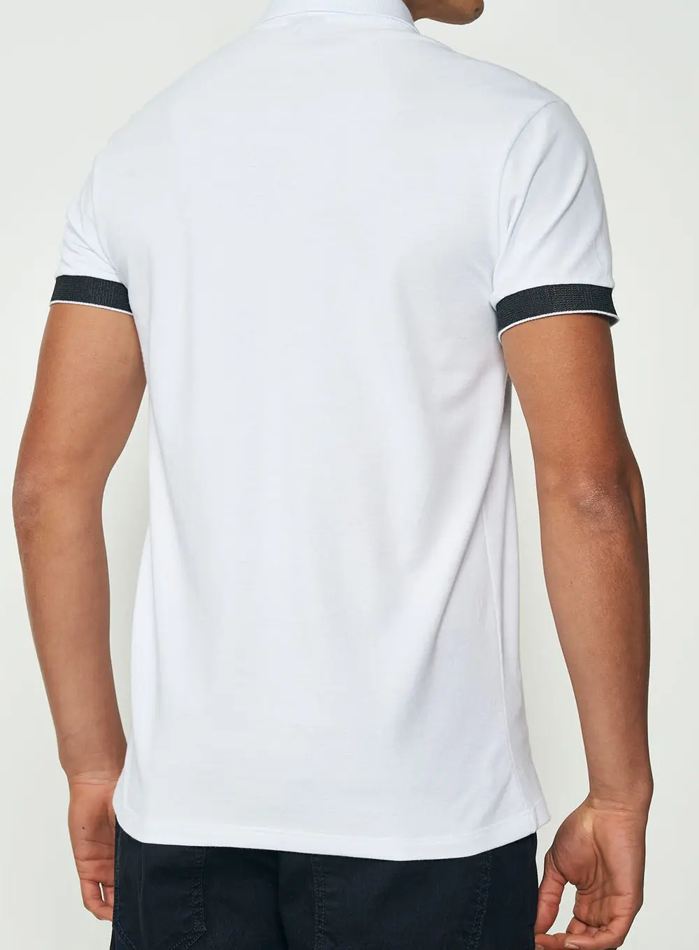 Camisa Polo Branca Branco