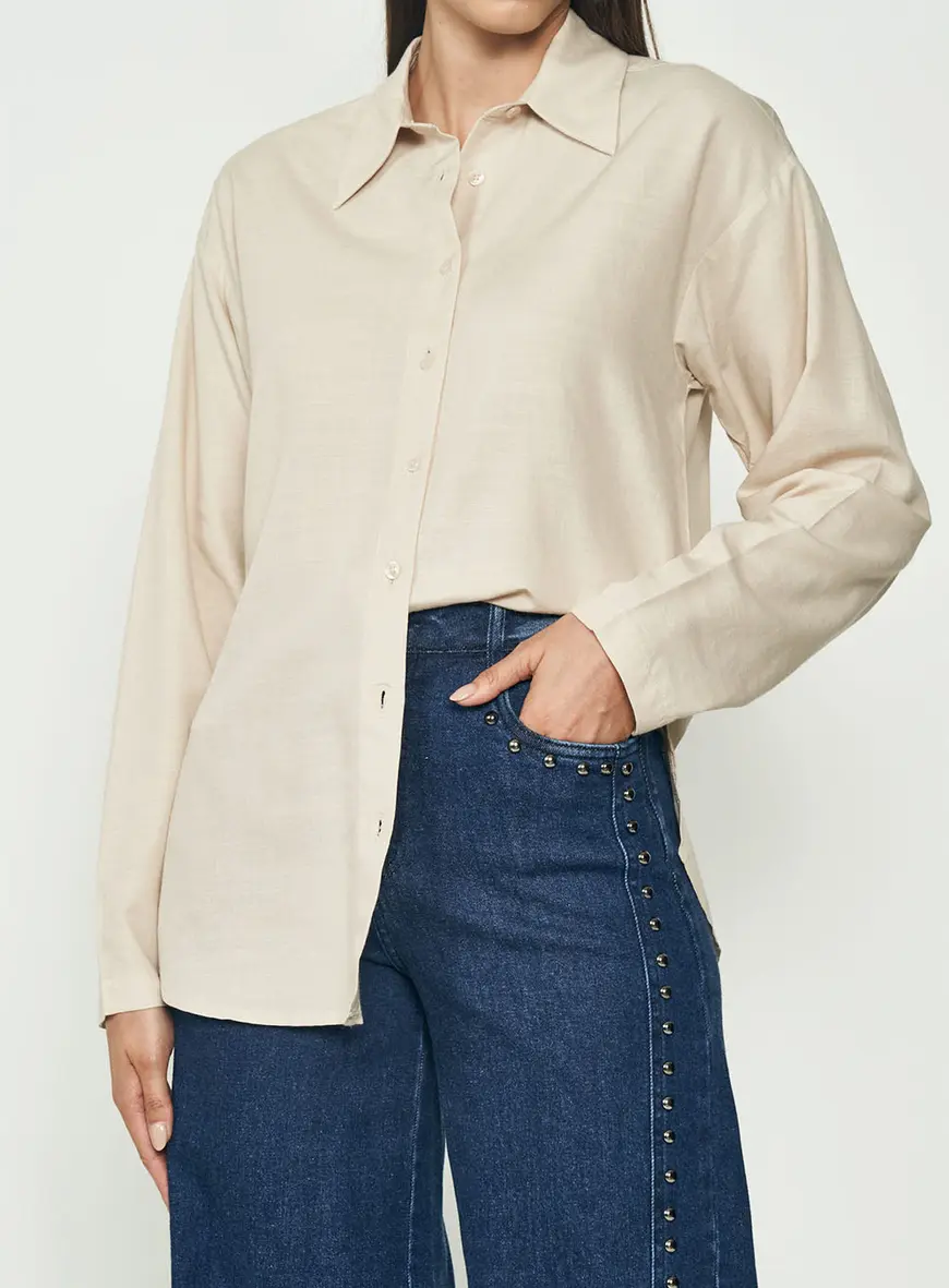 Camisa Alfaiataria Manga Longa