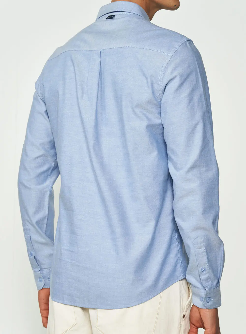 Camisa Masculina Texturizada - Relax Azul Empire Blue