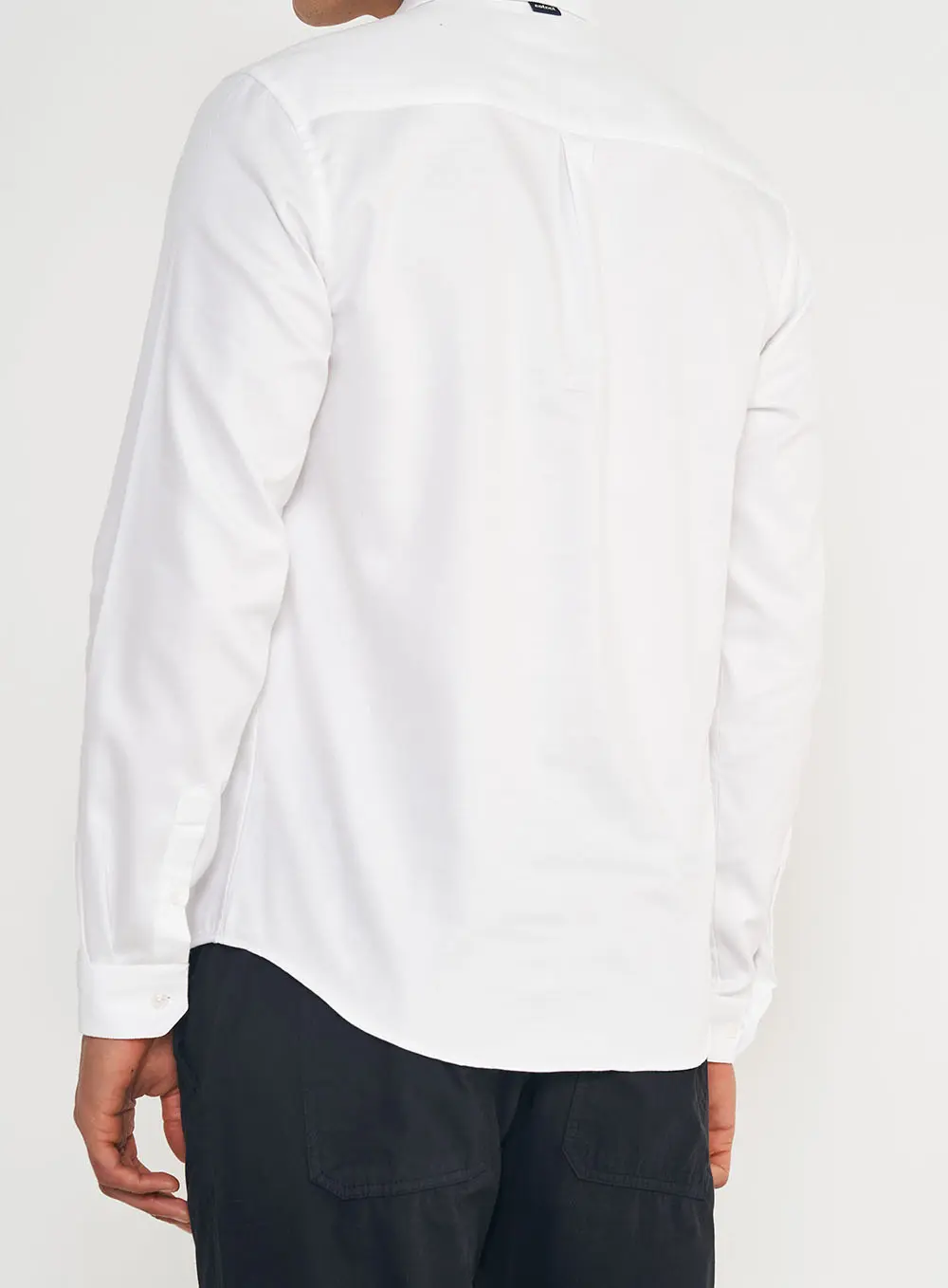 Camisa Oxford Manga Longa Branco