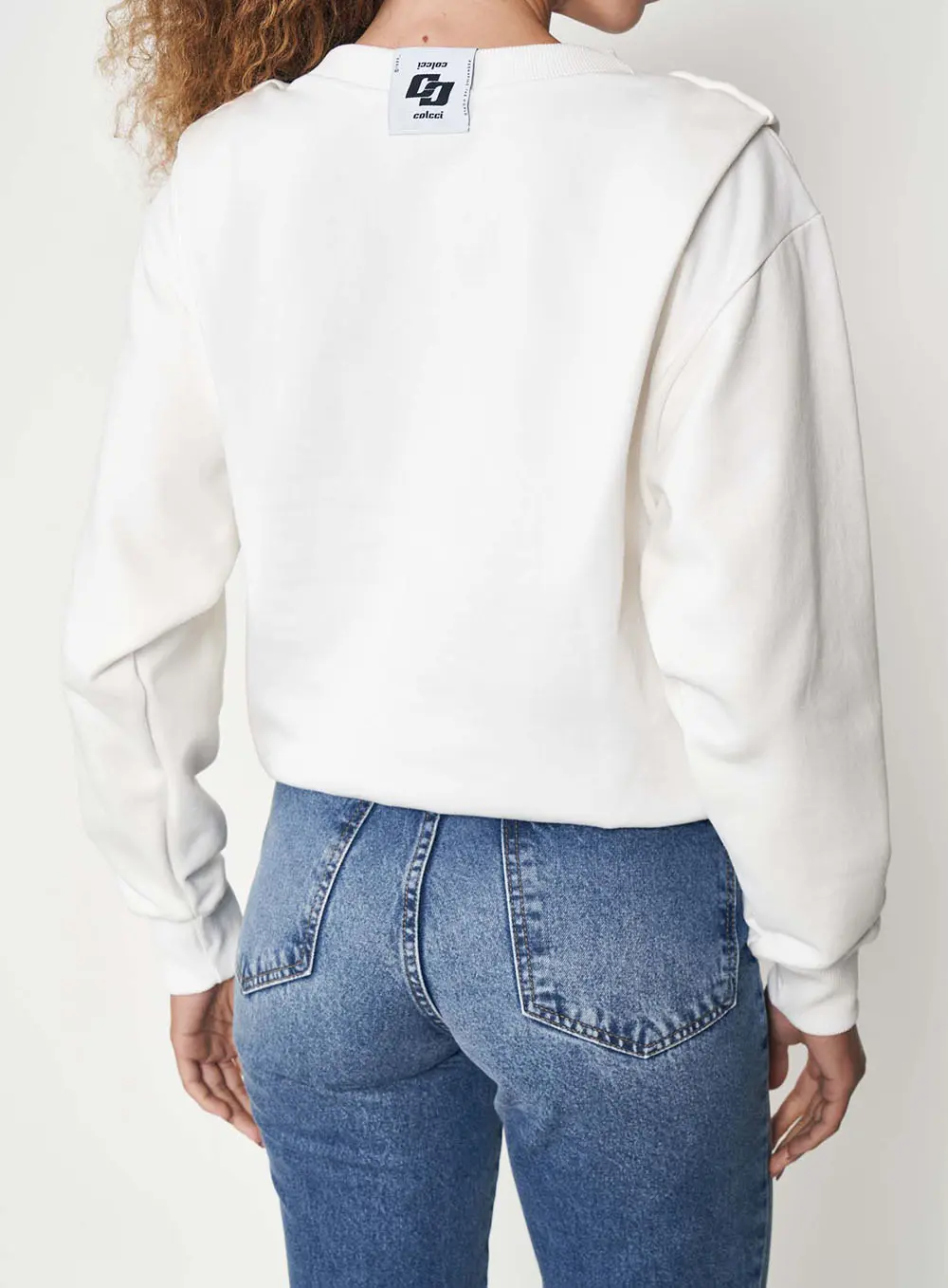 Blusão Moletom Feminino Basic Gola Redonda Comfort Off Shell