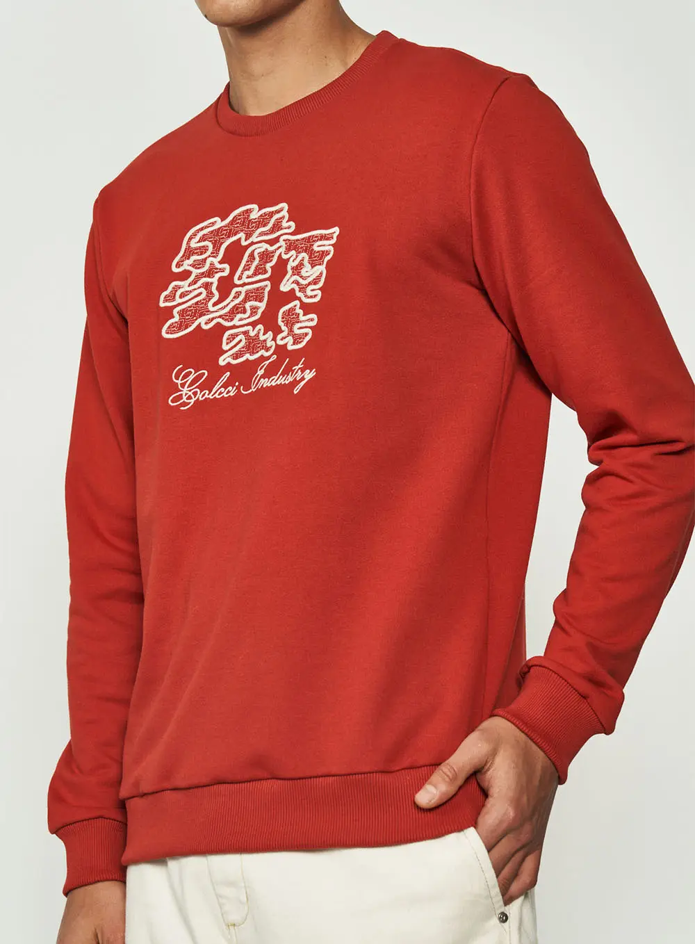 Blusão Masculino Comfort Estampado Laranja Spicy Heinz